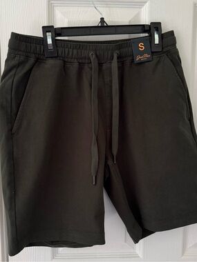 Good Man Brand Dark Olive Drawstring Athletic Shorts